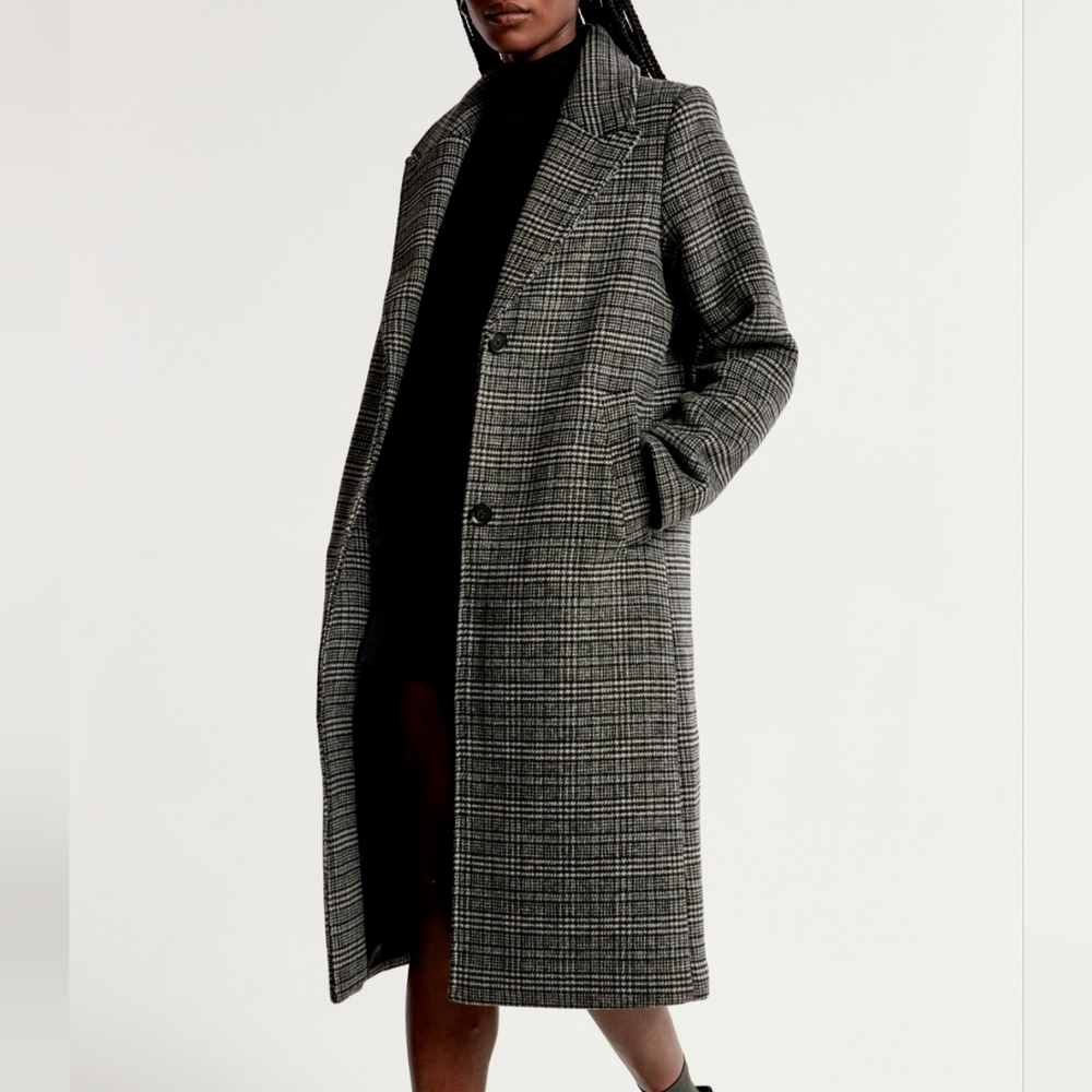Classic Black and White Women's Coat